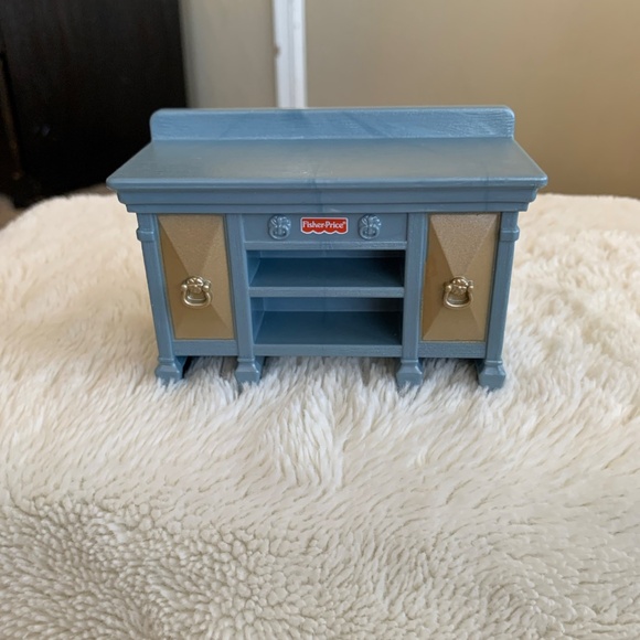 Fisher Price Loving Family Dollhouse Furniture Buffet Table Chairs Lot - Picture 8 of 8